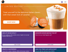 Tablet Screenshot of dolce-gusto.com.ph